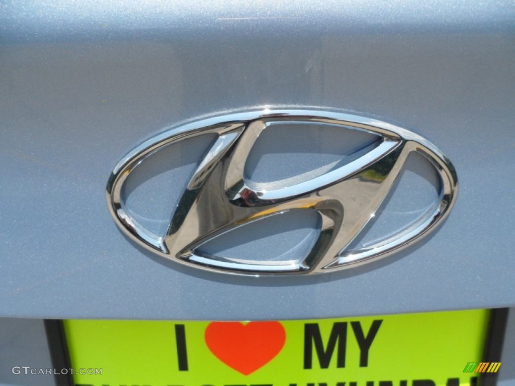 2013 Elantra GLS - Blue Sky Metallic / Beige photo #15