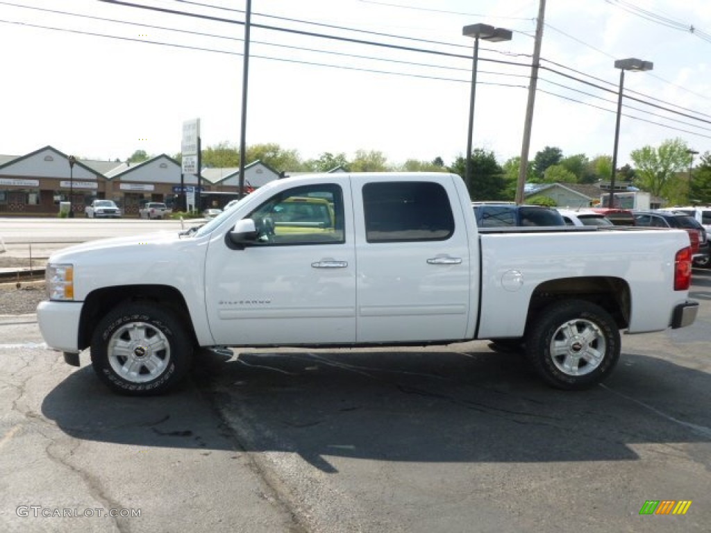 2010 Silverado 1500 LT Crew Cab 4x4 - Summit White / Ebony photo #4