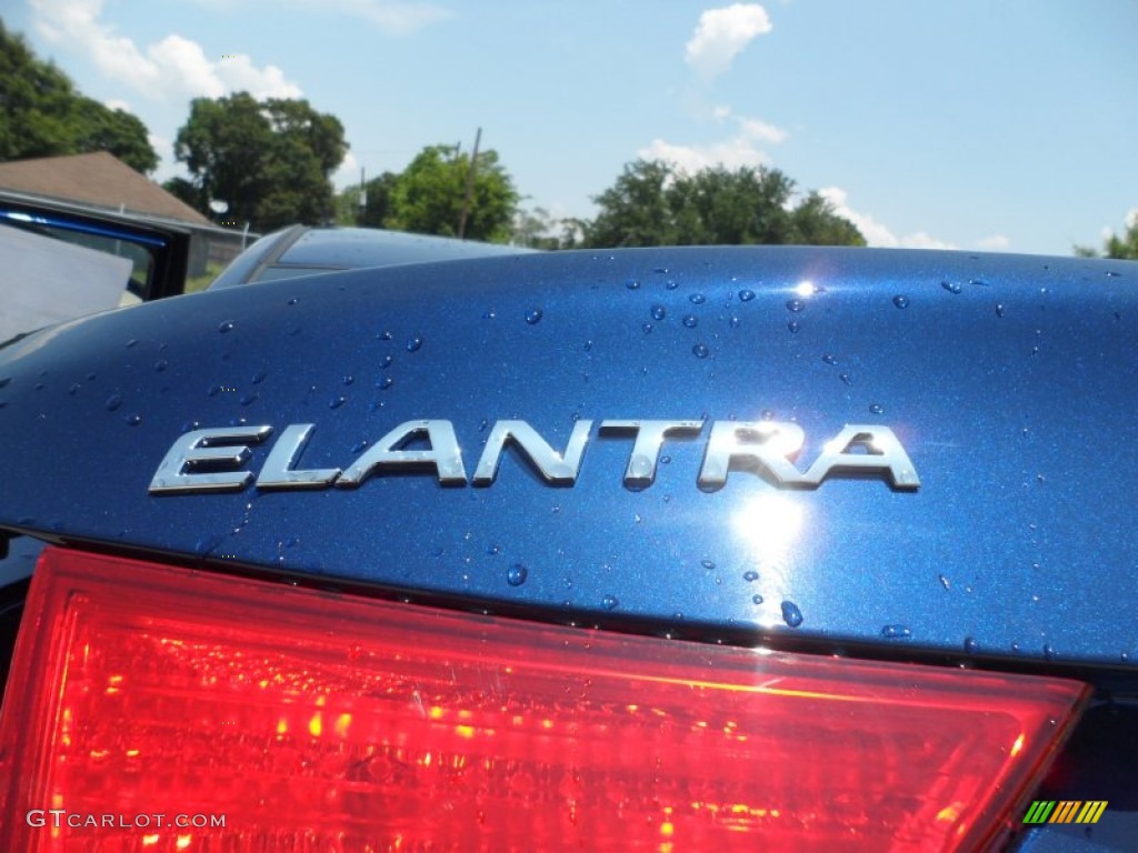 2013 Elantra GLS - Atlantic Blue / Gray photo #15