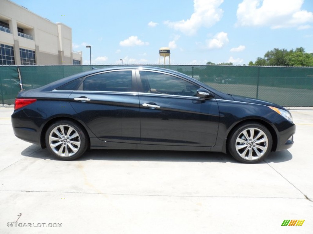 2013 Sonata Limited 2.0T - Pacific Blue Pearl / Camel photo #2