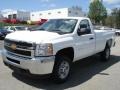 Summit White - Silverado 2500HD Work Truck Regular Cab Photo No. 2