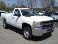 Summit White - Silverado 2500HD Work Truck Regular Cab Photo No. 4