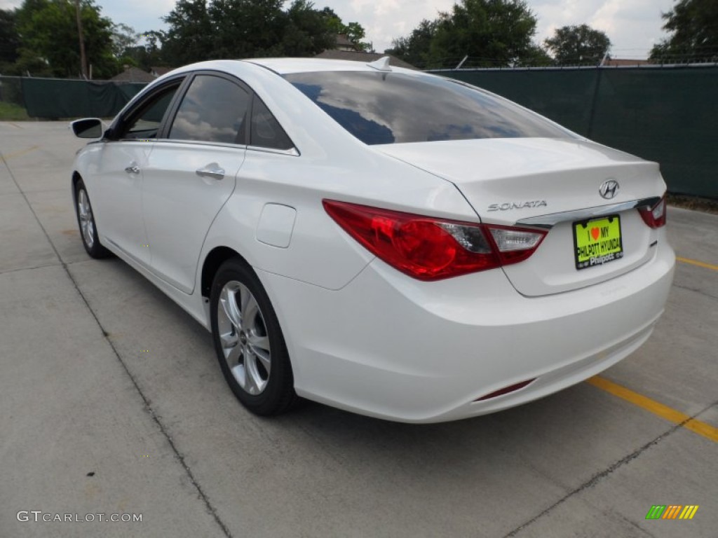 2013 Sonata Limited - Shimmering White / Camel photo #5