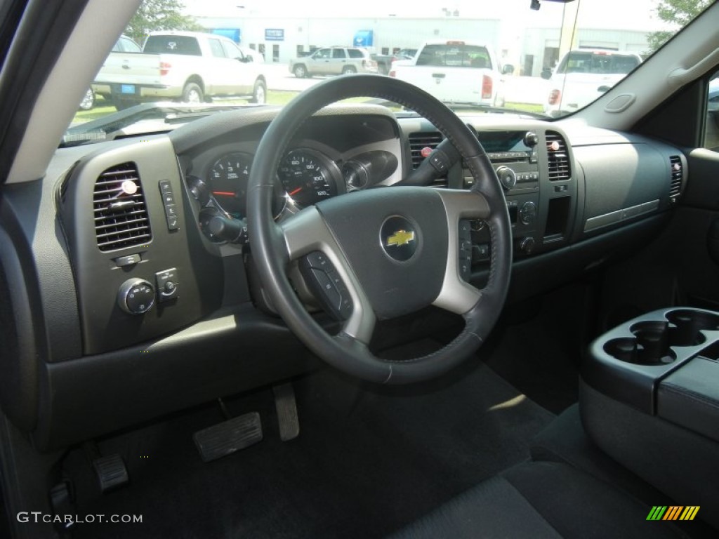 2010 Silverado 1500 LT Crew Cab - Imperial Blue Metallic / Ebony photo #12