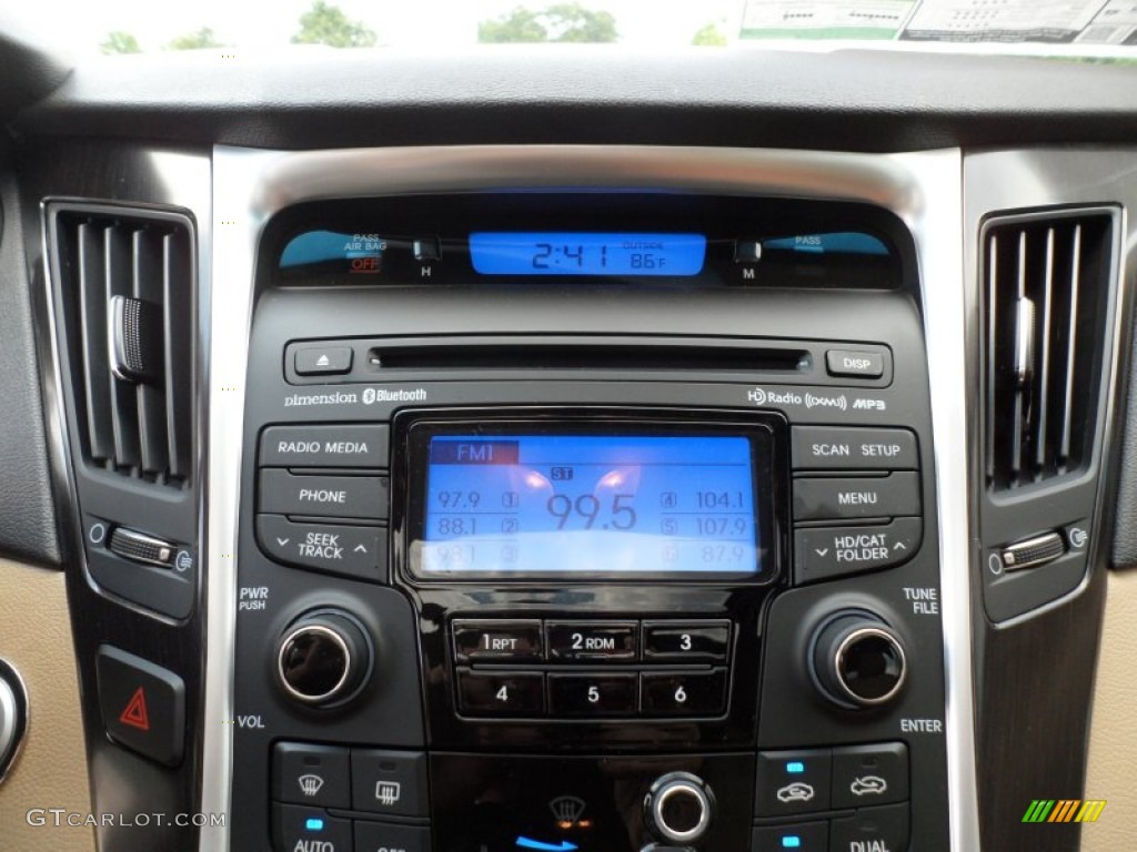 2013 Sonata Limited - Shimmering White / Camel photo #30