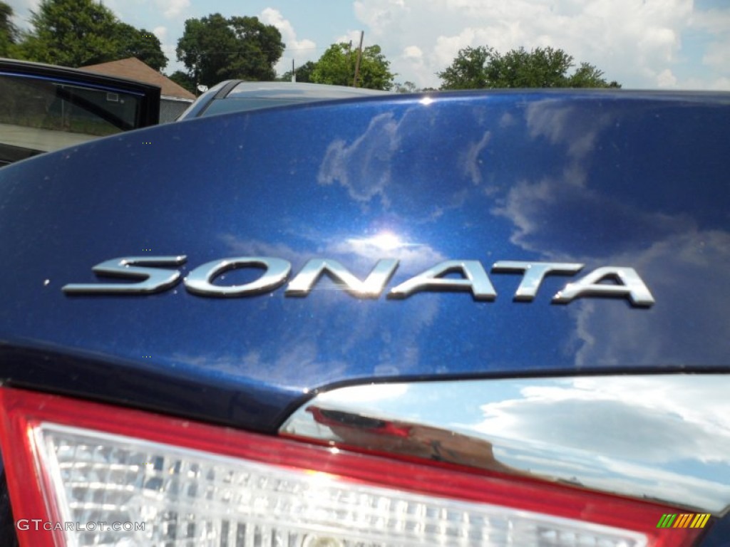 2013 Sonata GLS - Indigo Night Blue / Gray photo #15