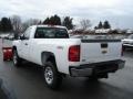 Summit White - Silverado 3500HD WT Regular Cab 4x4 Plow Truck Photo No. 8