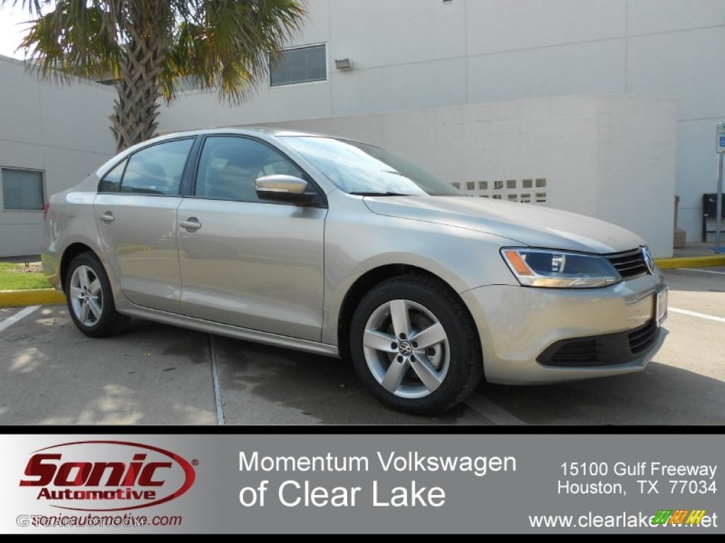 2012 Jetta TDI Sedan - Moonrock Silver Metallic / Titan Black photo #1