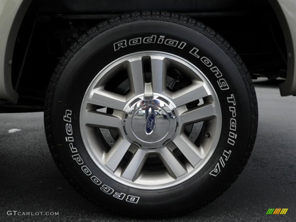 2007 F150 Lariat SuperCrew - Dark Blue Pearl Metallic / Tan photo #30