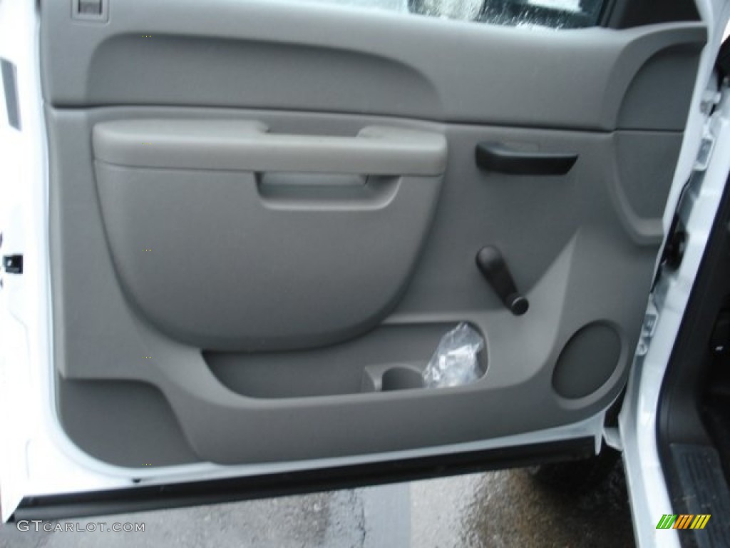 2012 Silverado 3500HD WT Regular Cab 4x4 Dump Truck - Summit White / Dark Titanium photo #12