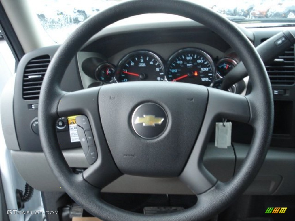 2012 Silverado 3500HD WT Regular Cab 4x4 Dump Truck - Summit White / Dark Titanium photo #18