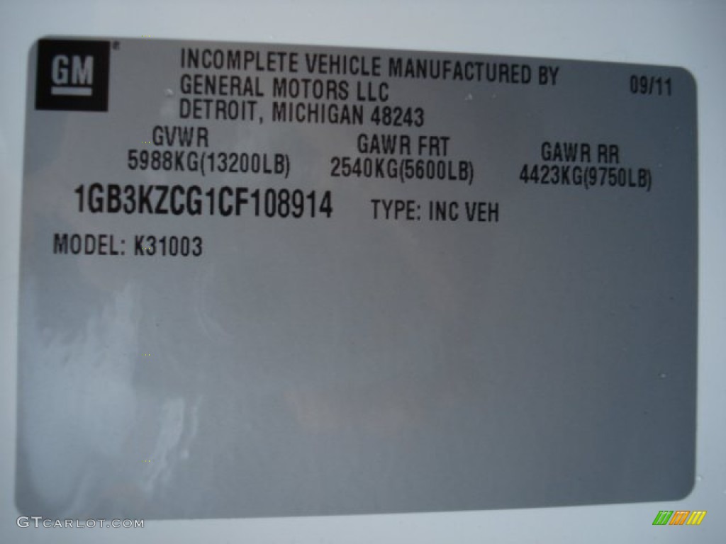 2012 Silverado 3500HD WT Regular Cab 4x4 Dump Truck - Summit White / Dark Titanium photo #20