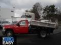 2012 Victory Red Chevrolet Silverado 3500HD WT Regular Cab 4x4 Dump Truck  photo #1