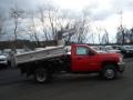 2012 Victory Red Chevrolet Silverado 3500HD WT Regular Cab 4x4 Dump Truck  photo #5