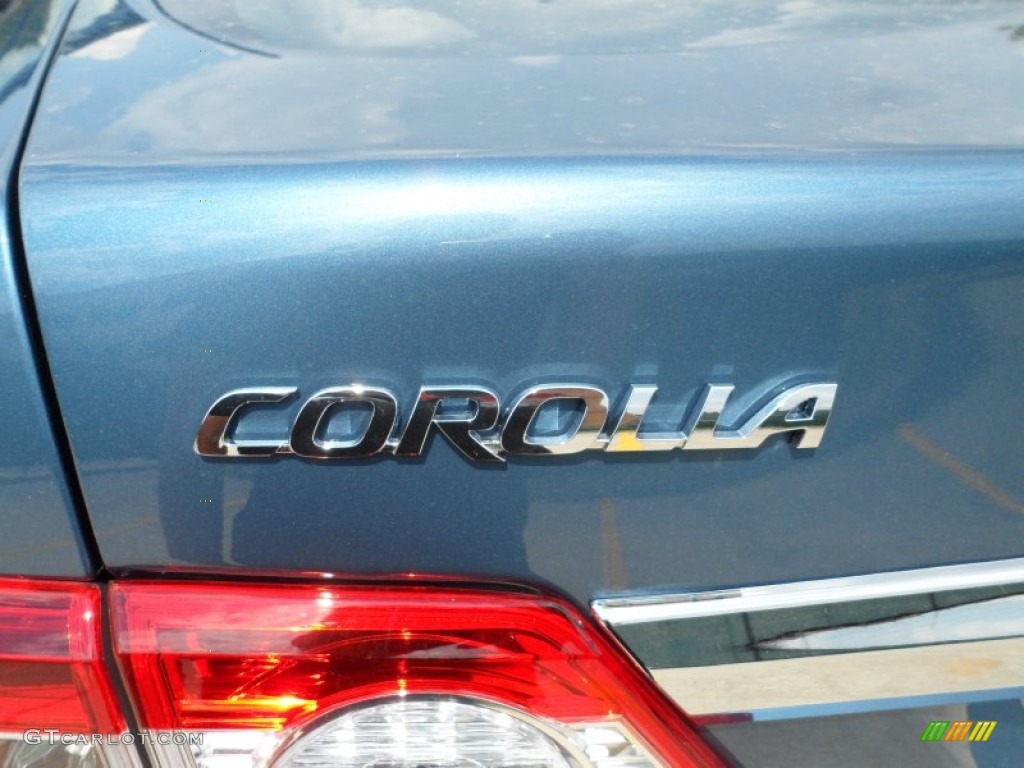 2012 Corolla  - Tropical Sea Metallic / Ash photo #14