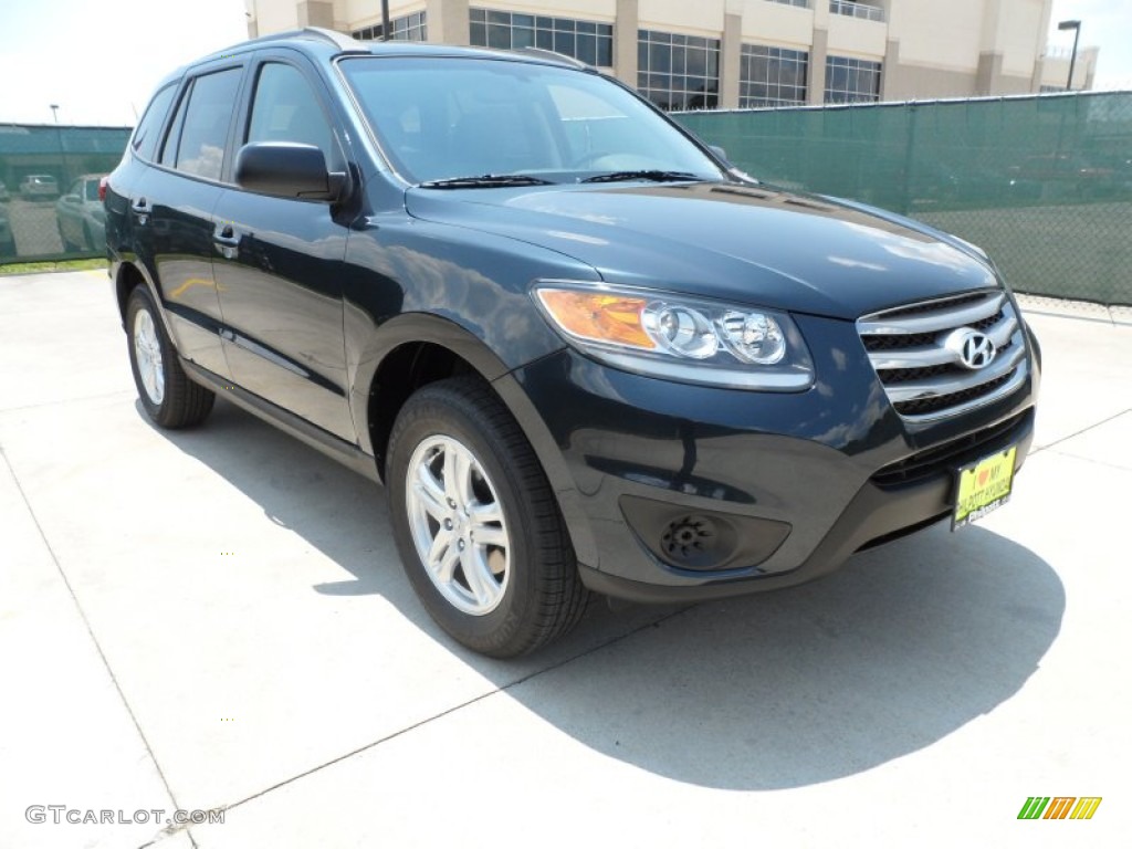 2012 Santa Fe GLS V6 - Pacific Blue Pearl / Gray photo #1