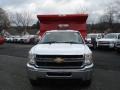 Summit White - Silverado 3500HD Regular Cab 4x4 Chassis Dump Truck Photo No. 3