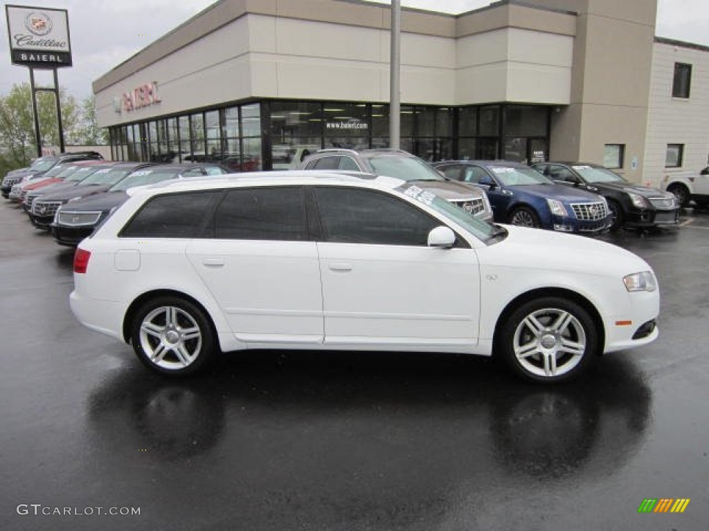 2008 A4 2.0T Special Edition quattro Avant - Ibis White / Black photo #8