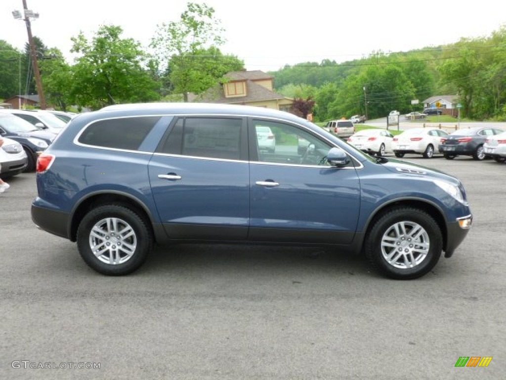 2012 Enclave AWD - Twilight Blue Metallic / Ebony photo #8