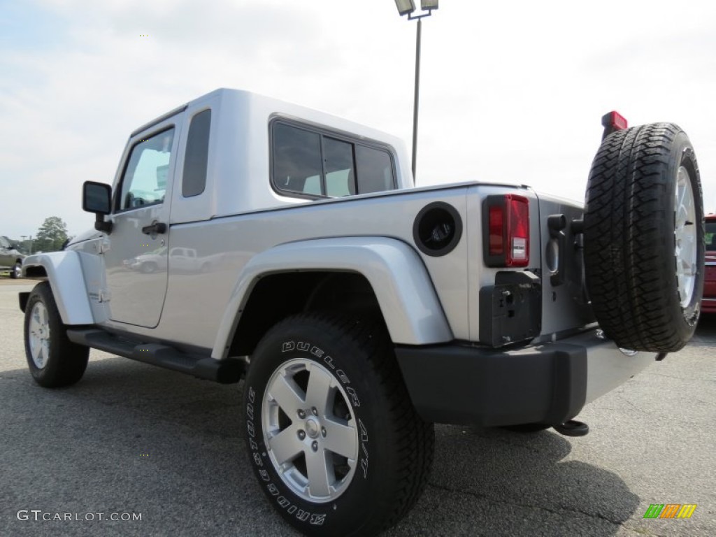 Bright Silver Metallic 2012 Jeep Wrangler Unlimited Sahara Mopar JK-8 Conversion 4x4 Exterior Photo #65255339