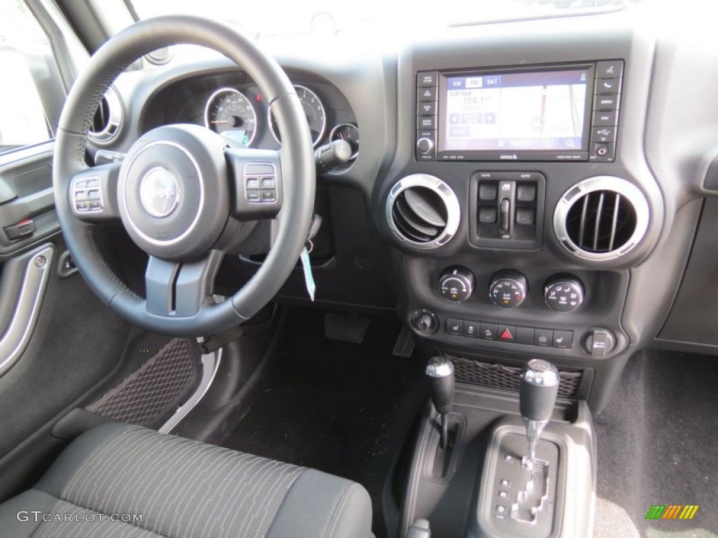 Black Interior 2012 Jeep Wrangler Unlimited Sahara Mopar JK-8 Conversion 4x4 Photo #65255423