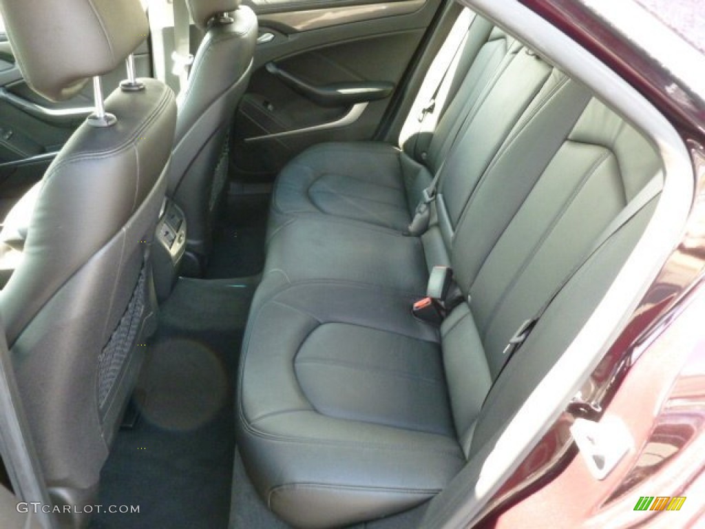 Ebony Interior 2008 Cadillac CTS Sedan Photo #65256113