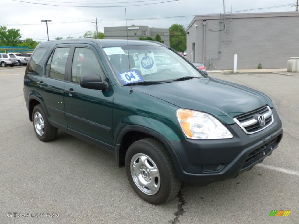 2004 CR-V LX 4WD - Clover Green Pearl / Saddle photo #1
