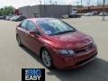 Habanero Red Pearl 2008 Honda Civic Si Sedan
