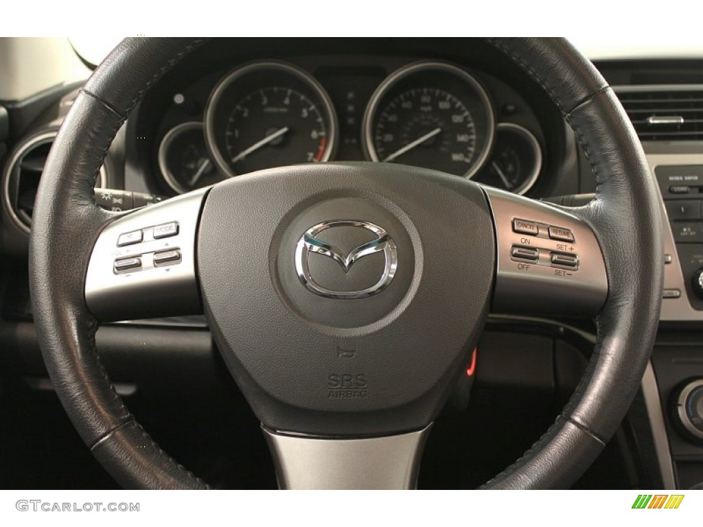 2010 MAZDA6 i Touring Sedan - Black Cherry Metallic / Black photo #11