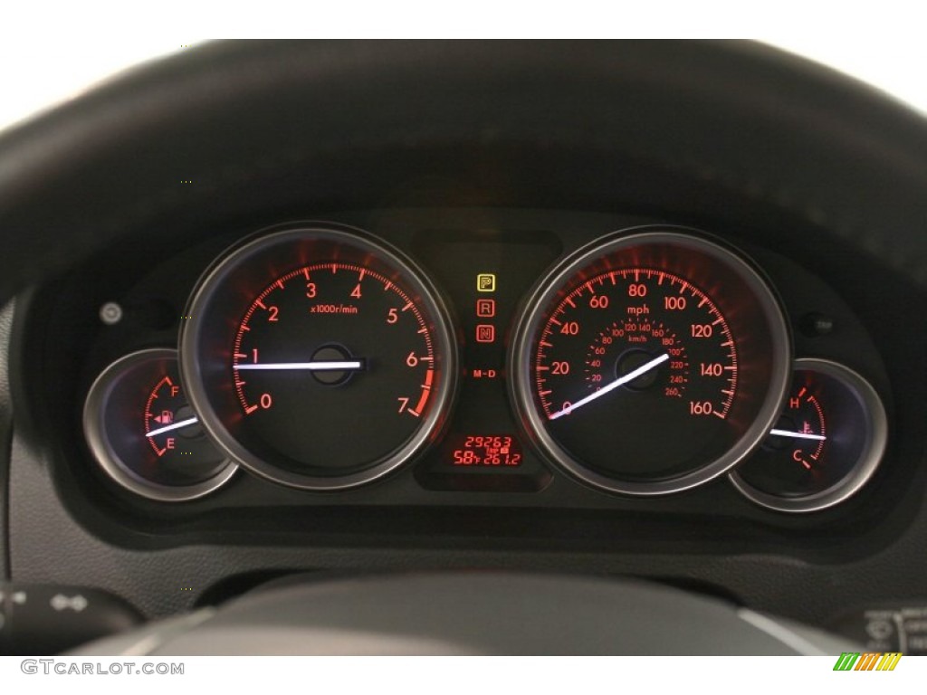 2010 MAZDA6 i Touring Sedan - Black Cherry Metallic / Black photo #13