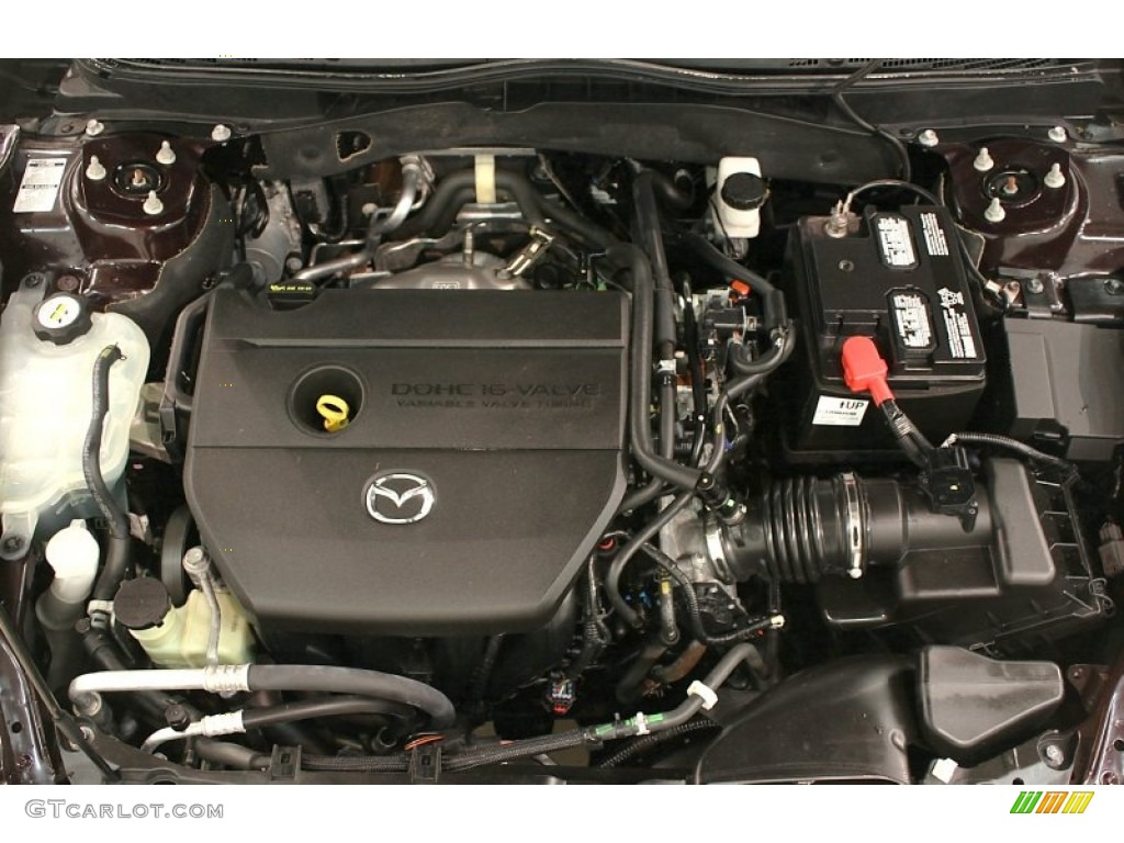 2010 MAZDA6 i Touring Sedan - Black Cherry Metallic / Black photo #24