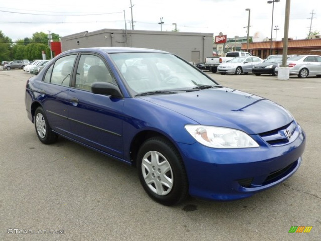 2005 Civic Value Package Sedan - Fiji Blue Pearl / Ivory photo #1