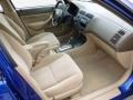 2005 Fiji Blue Pearl Honda Civic Value Package Sedan  photo #10