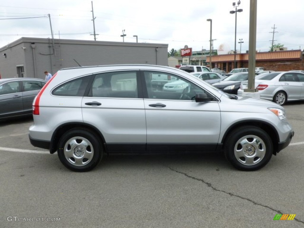 2009 CR-V LX 4WD - Alabaster Silver Metallic / Black photo #8