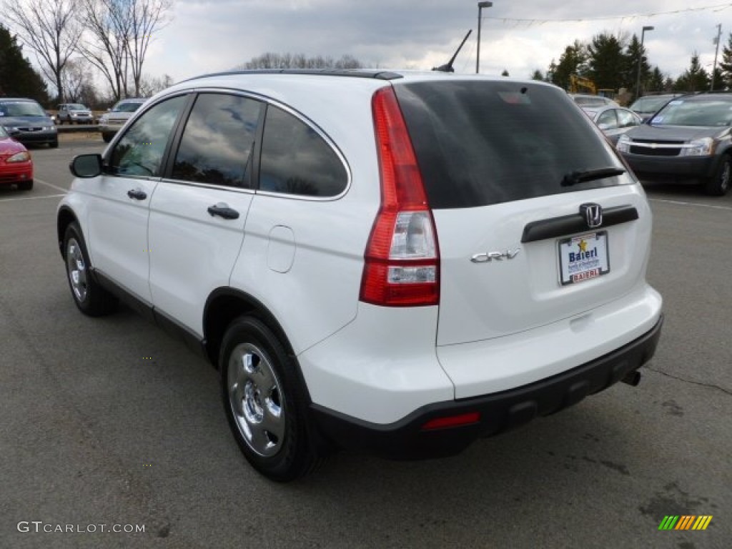 2009 CR-V LX - Taffeta White / Gray photo #5