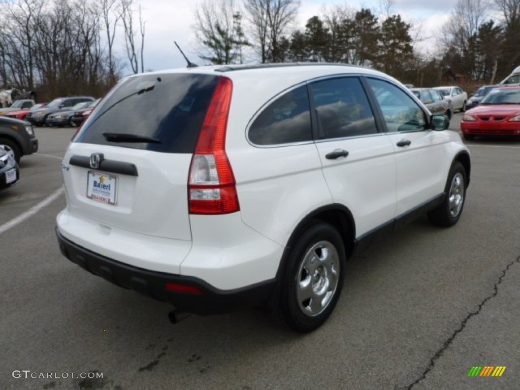2009 CR-V LX - Taffeta White / Gray photo #7