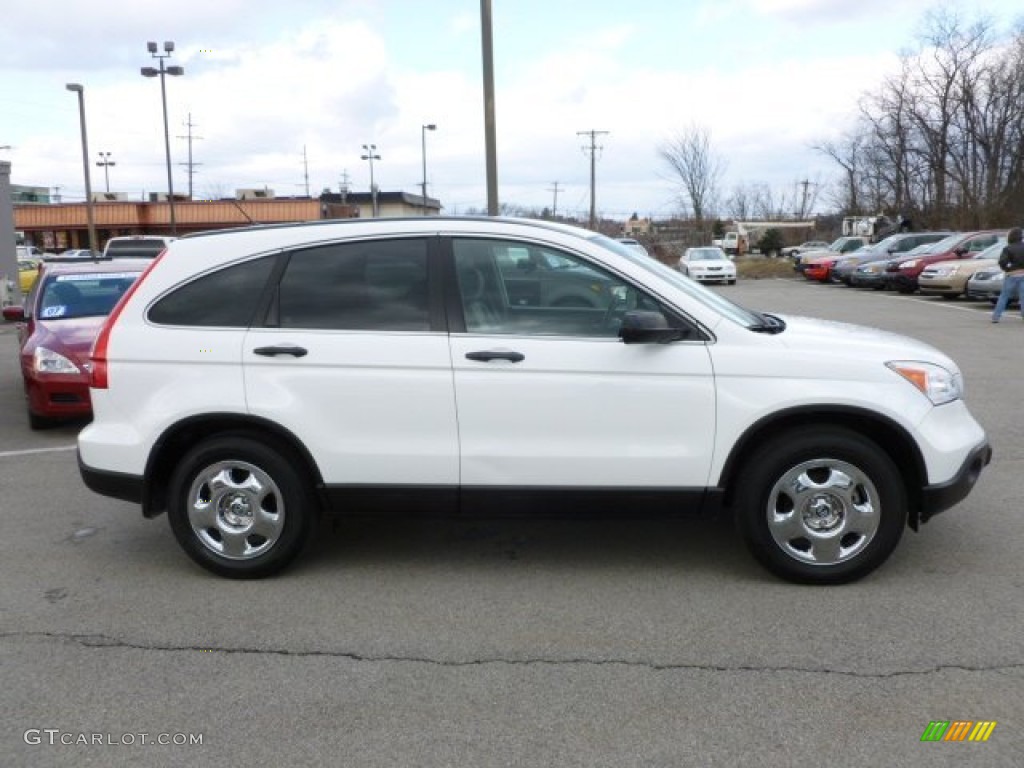 2009 CR-V LX - Taffeta White / Gray photo #8