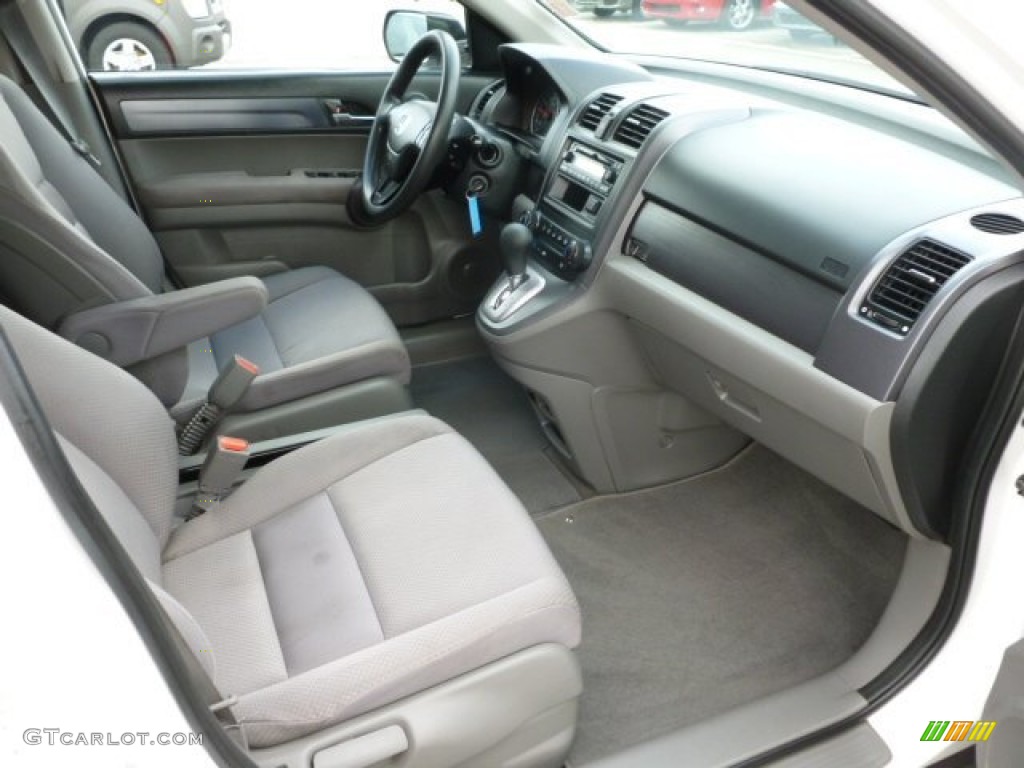 2009 CR-V LX - Taffeta White / Gray photo #10