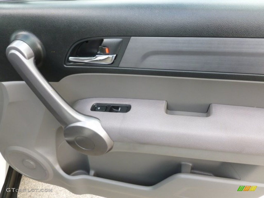 2009 CR-V LX - Taffeta White / Gray photo #11