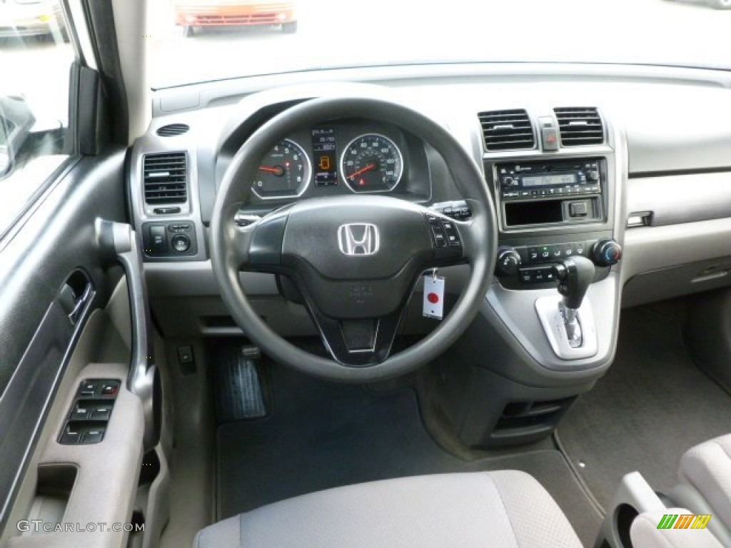 2009 CR-V LX - Taffeta White / Gray photo #15
