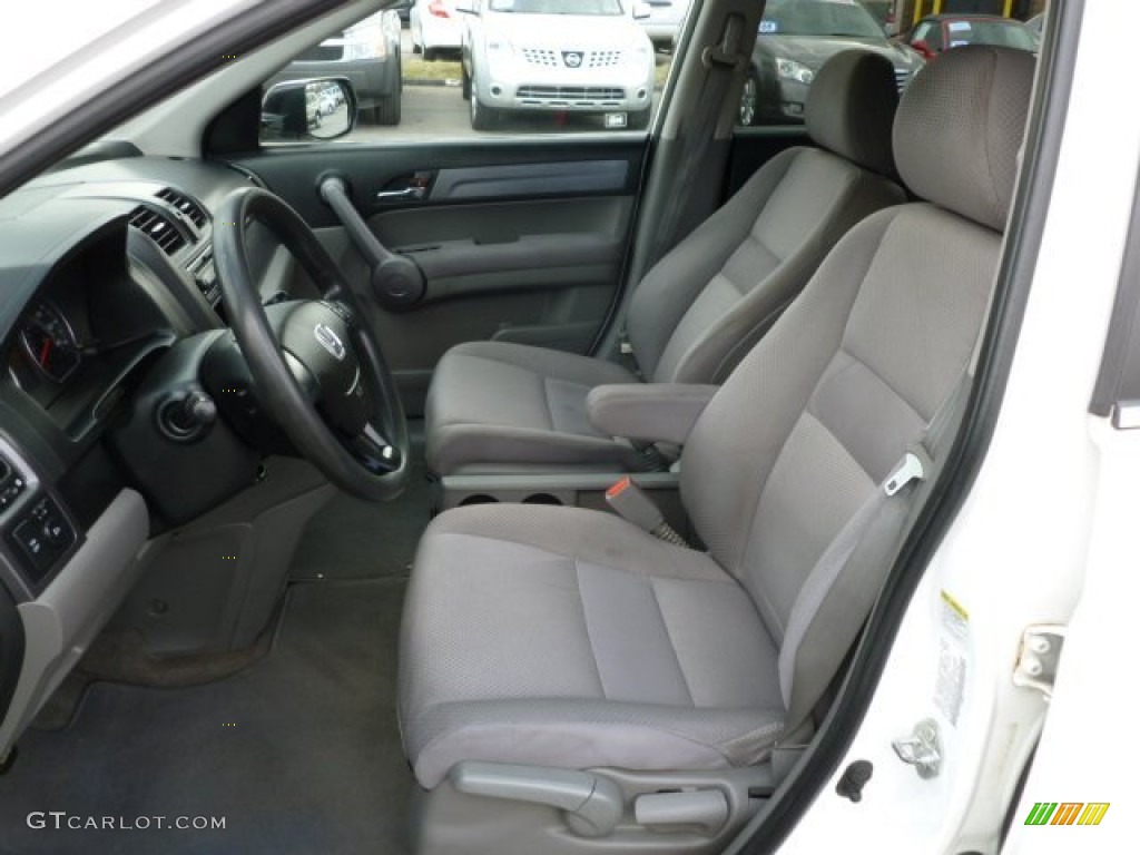 2009 CR-V LX - Taffeta White / Gray photo #16