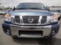 2010 Blue Steel Metallic Nissan Titan LE Crew Cab 4x4  photo #2