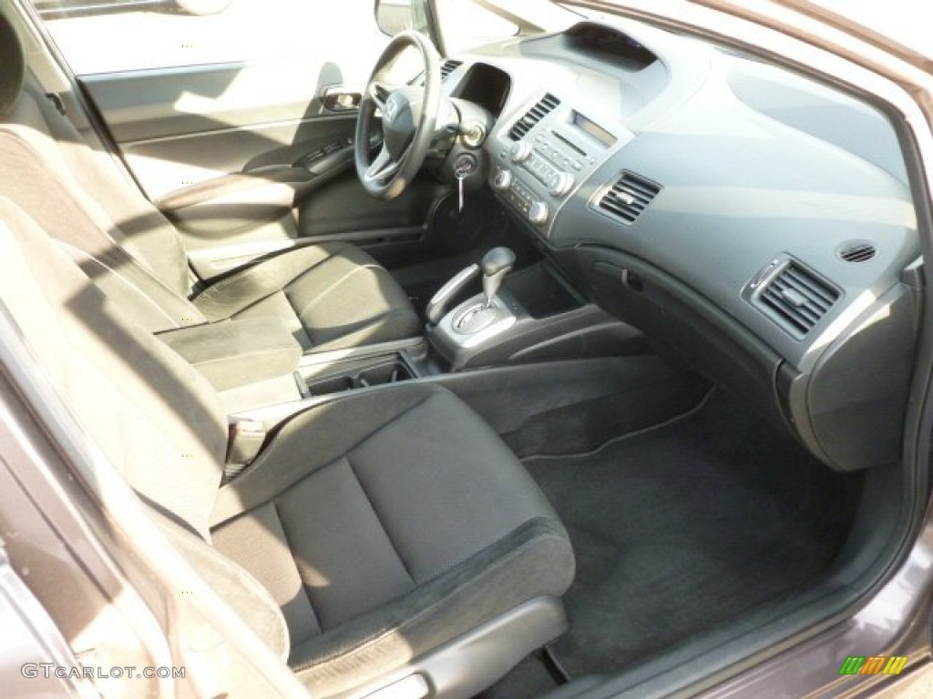 2010 Civic LX-S Sedan - Urban Titanium Metallic / Black photo #10
