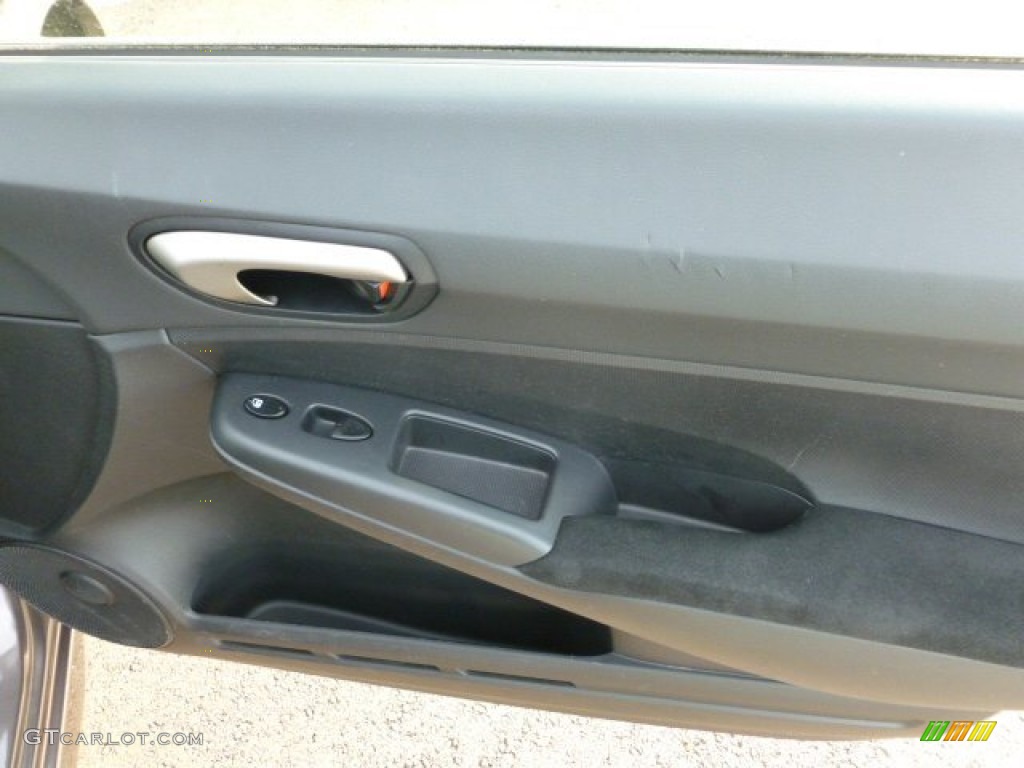 2010 Civic LX-S Sedan - Urban Titanium Metallic / Black photo #11