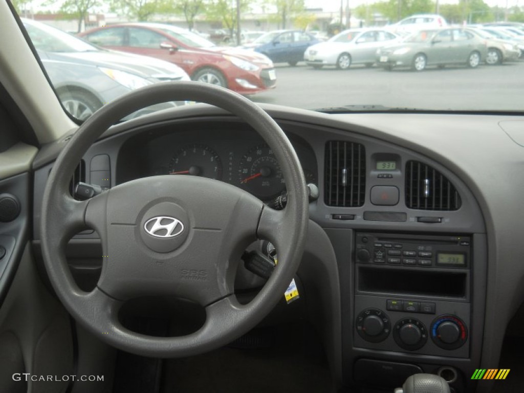 2006 Elantra GLS Sedan - Spruce Green / Beige photo #4