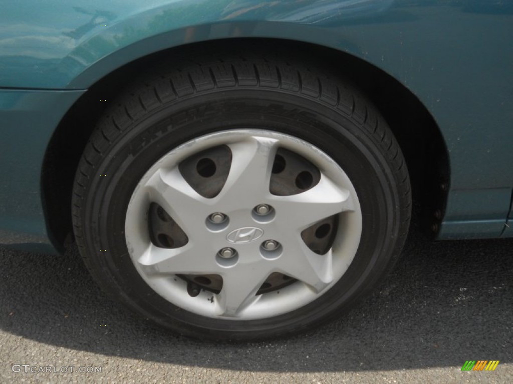 2006 Elantra GLS Sedan - Spruce Green / Beige photo #12