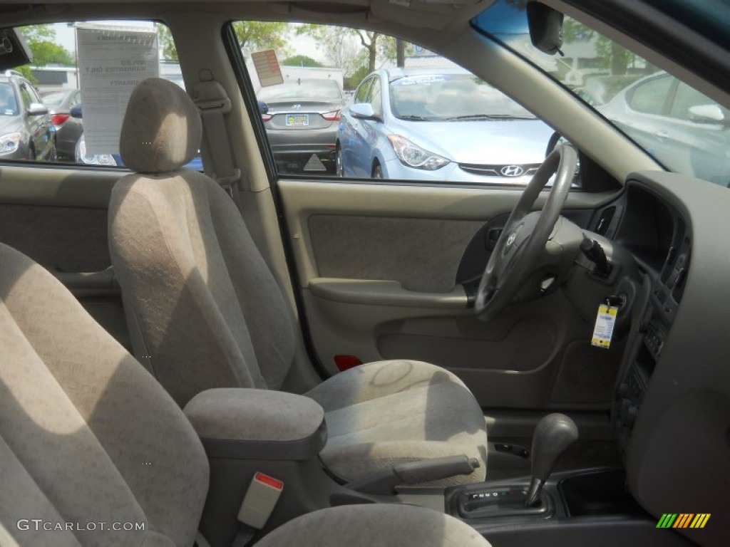 2006 Elantra GLS Sedan - Spruce Green / Beige photo #16