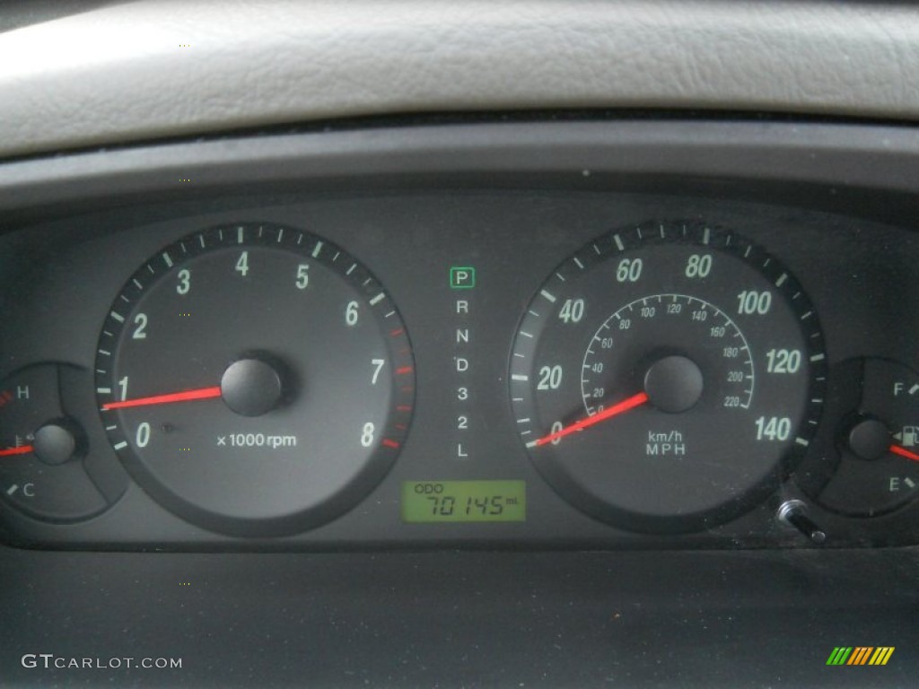 2006 Elantra GLS Sedan - Spruce Green / Beige photo #21