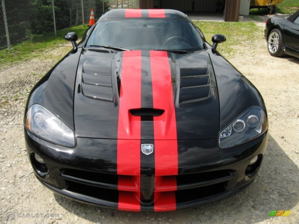 Viper Black 2008 Dodge Viper SRT-10 Coupe Exterior Photo #65263754