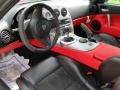 Black/Red 2008 Dodge Viper SRT-10 Coupe Interior Color